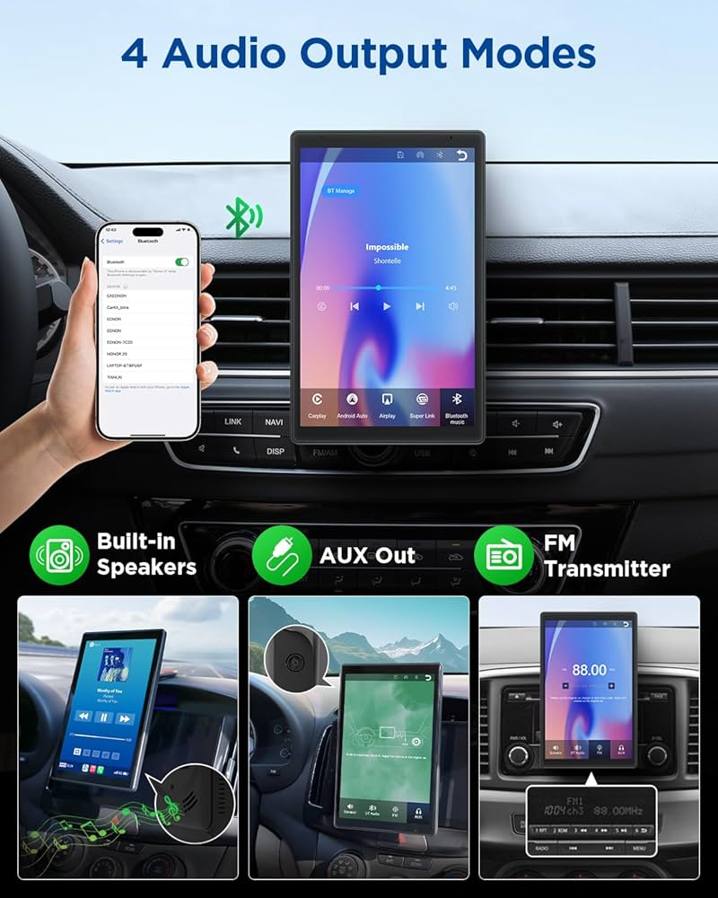 EONON 8.95インチ ディスプレイオーディオ Amazon.com: Eonon 8.95'' Portable Carplay Screen for Car